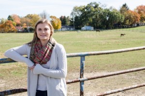 UD student Meredith Bonnell spent her summer in a research-based internship at the New Bolton Center.